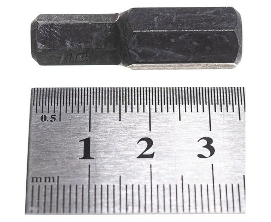 Бита шестигранная короткая (НЕХ 10; 5/16") Hans 062-4M10 – изображение 2