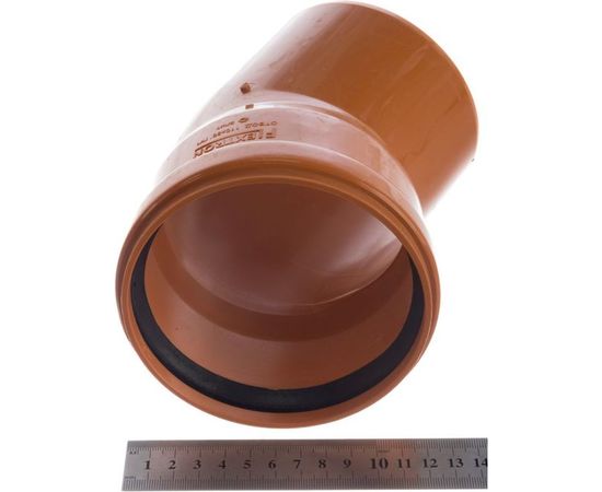 Отвод для наружной канализации Flextron 110мм 30 градусов SVK-KN3011030 – изображение 4