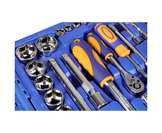 Набор инструмента HELFER 1/2 Dr и 1/4 Dr 94 пр HF000011 – изображение 3