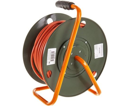 Силовой удлинитель на катушке 4 гн. ПВС 2х2,5 Glanzen EB-50-008 00-00000525 – изображение 4