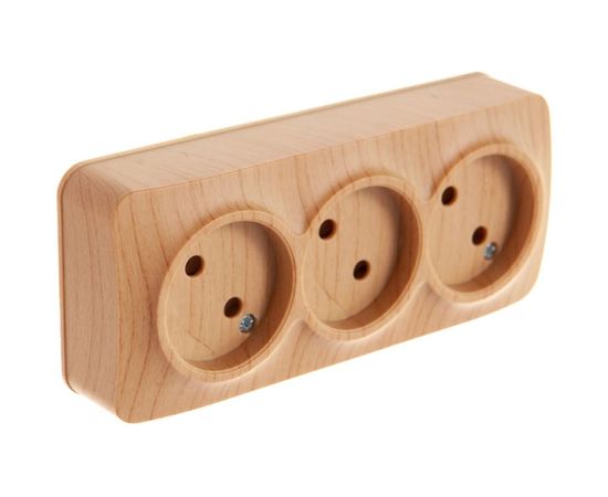 Розетка IONICH 3-ая б/з сосна 1455 