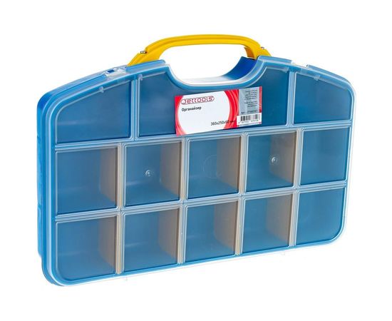 Органайзер для хранения с разделителями Jettools 13 ячеек 360х250х60мм JT1602321 