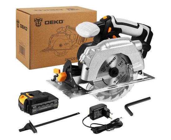 Циркулярная аккумуляторная пила DEKO DKCS20 Laser 063-4205 