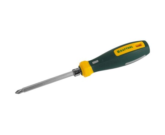 Универсальная отвертка Kraftool с двусторонним стержнем PH0-1-2-3 PZ1-2-3 SL 6 мм 8 в 1 26168 