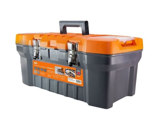 Ящик для инструментов TDM Рубин ТЕХНИК-20 51х26х22 см, металлические замки, два органайзера SQ1032-0202 