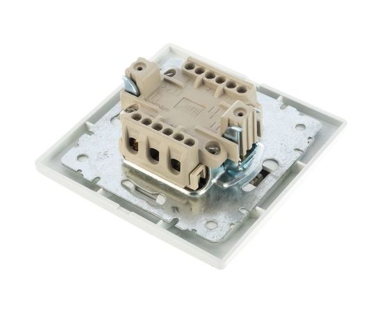 Одноклавишный выключатель Jilion белый 9533116 – изображение 2