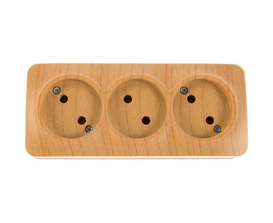 Розетка IONICH 3-ая б/з сосна 1455 – изображение 3