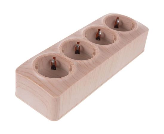 Розетка IONICH 4-ая с/з сосна 1457 – изображение 2