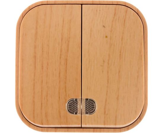 Выключатель IONICH 2 кл. с подсветкой сосна 1437 – изображение 3