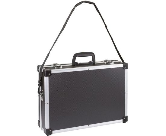 Ящик для инструмента FIT пластиковый усиленный алюминием черный 65633 – изображение 3