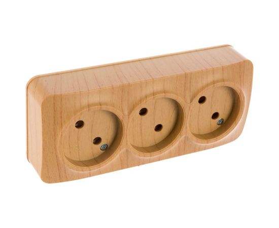 Розетка IONICH 3-ая б/з сосна 1455 – изображение 2