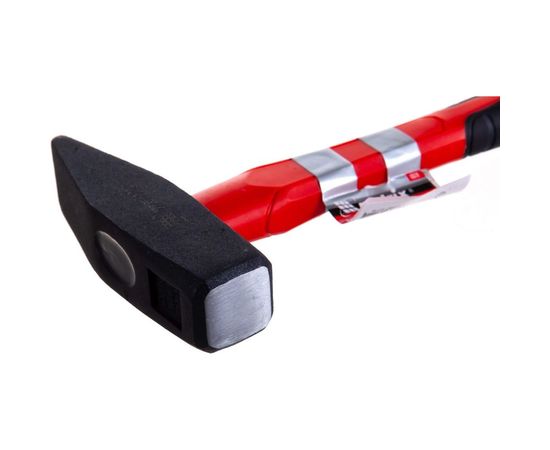 Молоток слесарный Matrix Optimal 800 г фибергласовая обрезиненная рукоятка квадратный боек 10379 – изображение 4