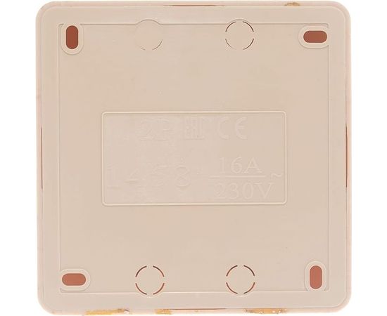 Четырехместная розетка IONICH б/з сосна квадрат 1458 – изображение 4