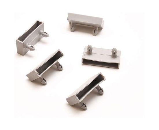 Комплект накладных латодержателей LIK для ламели 53мм, серый, 10шт. LIК002-4001 – изображение 3