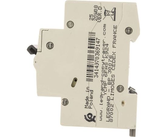 Автоматический модульный выключатель Legrand 3п C 63А 4.5кА RX3 Leg 419714 1199894 – изображение 2