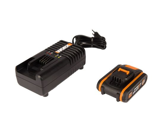 Набор 3601 аккумулятор 2 Ач, зарядное устройство 2А WORX WA3601 – изображение 4
