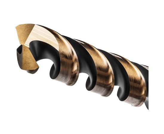 Сверло по металлу COBALT HSS-Co 8% сталь М42 (5х86 мм) Kraftool 29656-5 – изображение 7