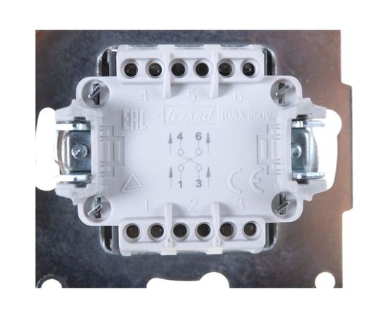 Промежуточный выключатель LEZARD KARINA белый 707-0288-107 – изображение 4