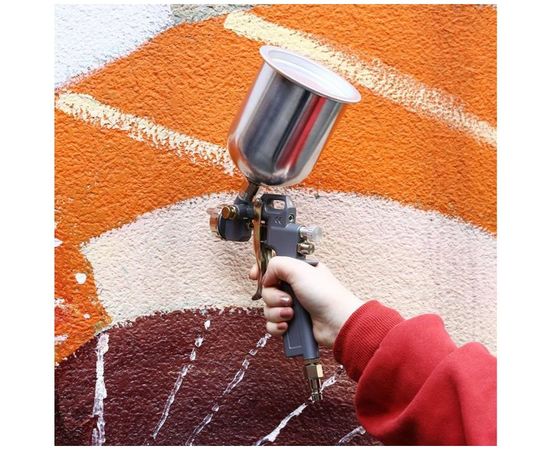 Пневматический краскопульт с верхним бачком DEKO DKSG01 018-1100 – изображение 3