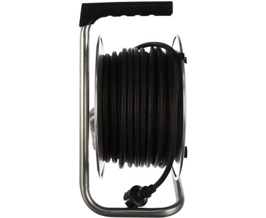 Силовой удлинитель на металл.катушке LUX 55130 К4-Е-30 КГ 3x2.5 30м 16А 4 роз. с з/к, защитой и крышк. IP44 4606400420415 – изображение 2