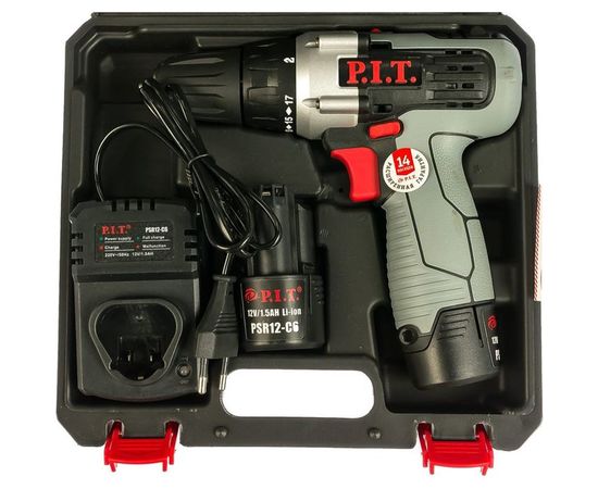 Дрель-шуруповерт P.I.T. МАСТЕР PSR 12-C6 – изображение 5