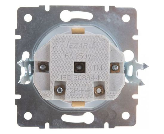 Розетка LEZARD KARINA с защитой от детей керамика белая 707-0288-124 – изображение 7