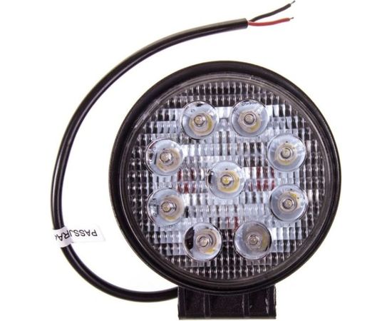 Светодиодная фара SKYWAY OFF ROAD круглая 12V/24V 27W 6000K, дальний свет S07201017 