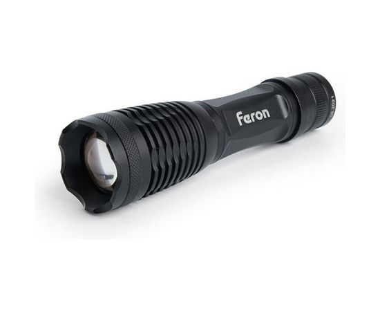 Ручной фонарь FERON с аккумулятором TH2401 USB ZOOM 145x40x40мм, алюминий 41683 