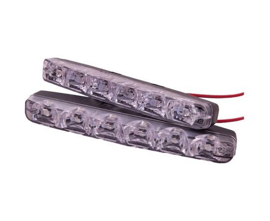 Ходовые огни SKYWAY 12V, 6 диодов, 6 W, 2 штуки, S01501014 