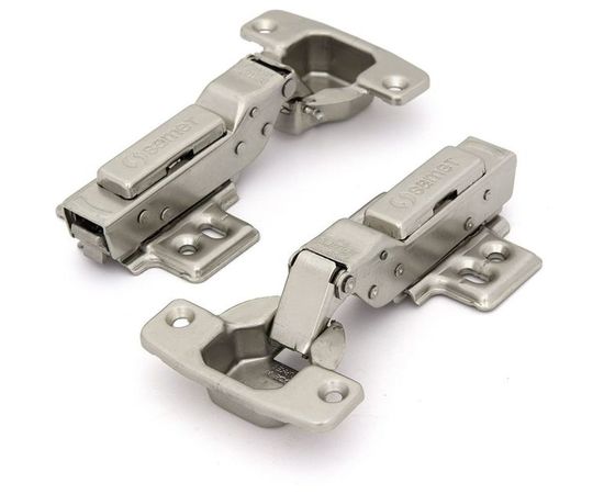 Петля со встроенным доводчиком SAMET MASTER, изгиб 9 мм, 48AX, Ni, 2 шт. СТ-00001267 