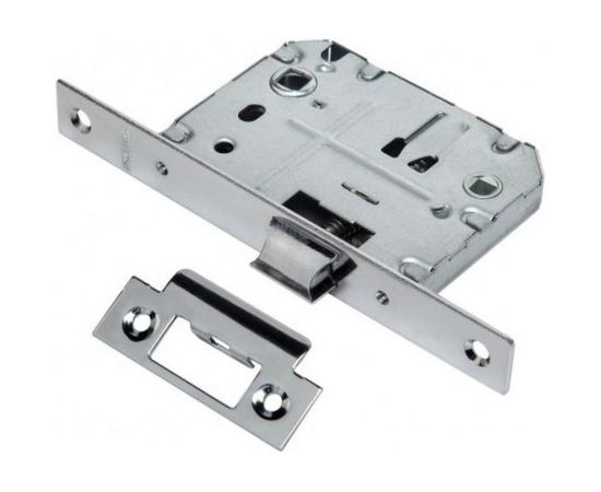 Сантехническая защелка с корп,с отверстием для ручки и зав,межос.70мм, хр.бл PUERTO INLB 1070 C 