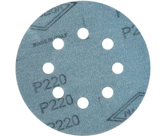 Круг шлифовальный на липучке FILM (5 шт; 125 мм; 8 отверстий; P220) NAPOLEON npf5-125-8-220 
