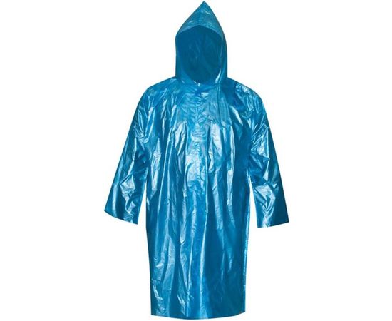 Усиленный плащ-дождевик MOS синий, полиэтилен, размер XXXL 12155М 