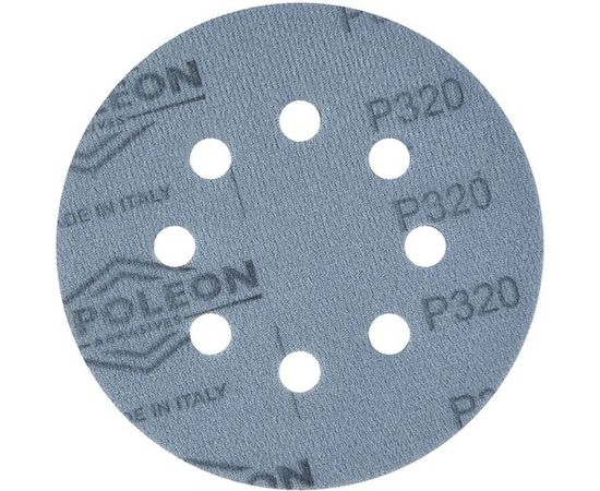 Круг шлифовальный на липучке FILM (5 шт; 125 мм; 8 отверстий; P320) NAPOLEON npf5-125-8-320 – изображение 3