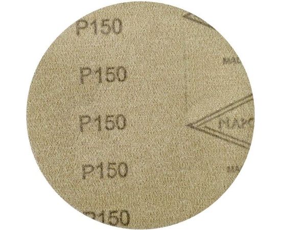 Круг шлифовальный на липучке PAPER GOLD (5 шт; 125 мм; без отверстий; P150) NAPOLEON npg5-125-0-150 – изображение 2