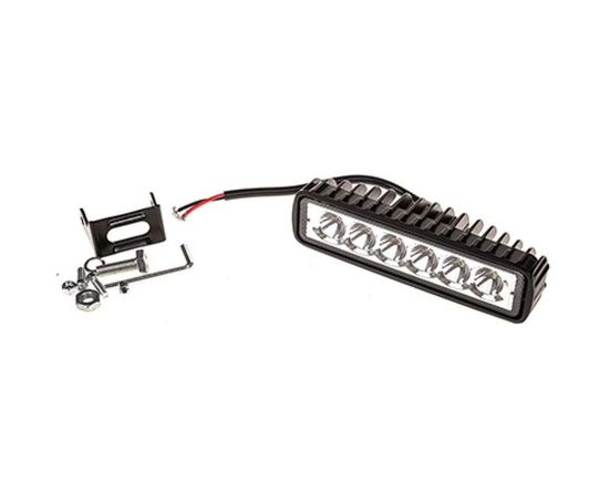 Светодиодная фара SKYWAY OFF ROAD прямоугольная 12V/24V 18W 6000K 6 диодов дальний свет S07201007 – изображение 4