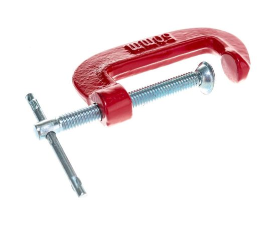 G-образная струбцина SKRAB 2 красная 25242 – изображение 2