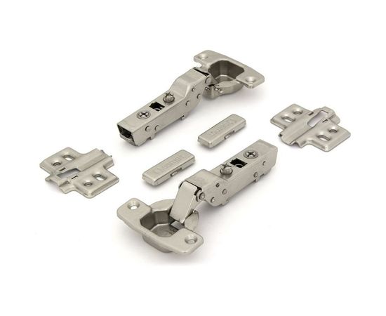 Петля со встроенным доводчиком SAMET MASTER, изгиб 9 мм, 48AX, Ni, 2 шт. СТ-00001267 – изображение 8