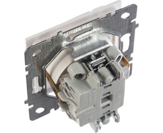 Розетка Nilson Selene с заземлением с крышкой белый 23111018 – изображение 5