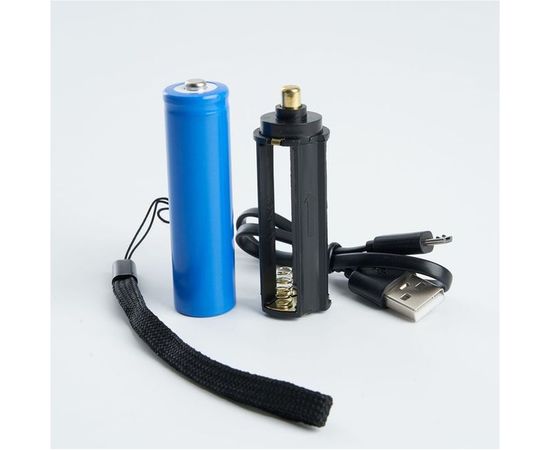 Ручной фонарь FERON с аккумулятором TH2401 USB ZOOM 145x40x40мм, алюминий 41683 – изображение 3