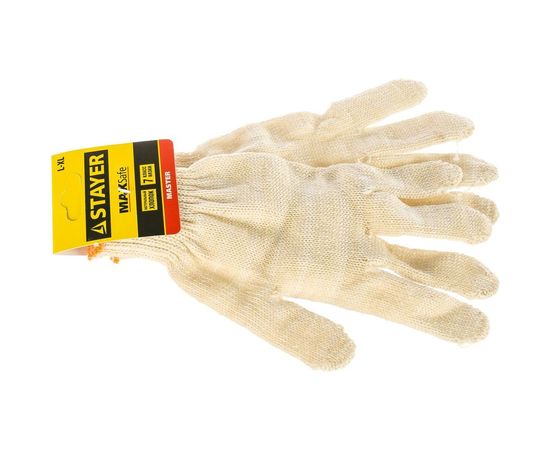 Перчатки MASTER трикотажные (размер L-XL) STAYER 11402-XL – изображение 4