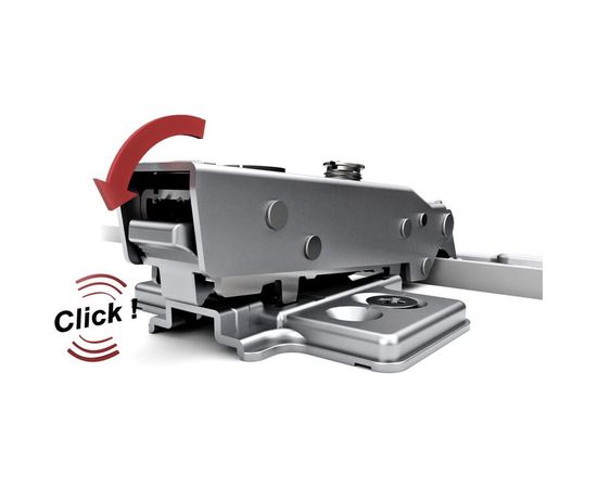 Петля со встроенным доводчиком SAMET MASTER, изгиб 9 мм, 48AX, Ni, 2 шт. СТ-00001267 – изображение 5