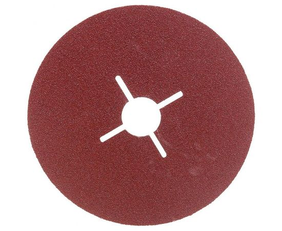 Круг шлифовальный ПРОФИ фибровый (5 шт; 125х22 мм; P80) для УШМ Зубр 35585-125-080 