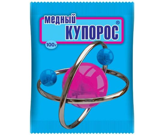 Средство антисептическое для защиты растений Медный купорос 100 г Ваше Хозяйство 4620015696294 