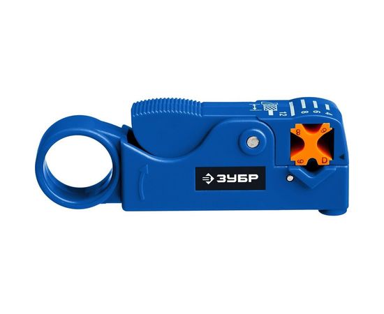 Cтриппер коаксиальных кабелей Зубр COAX-3 Профессионал RG58/RG59/RG6 22657 