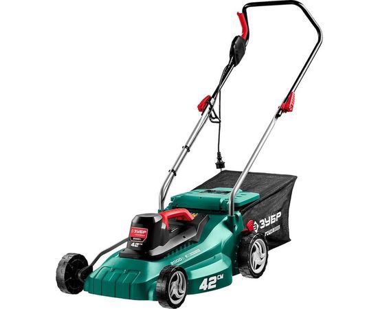 Сетевая газонокосилка ЗУБР 2000 Вт ГСЦ-42-2000 