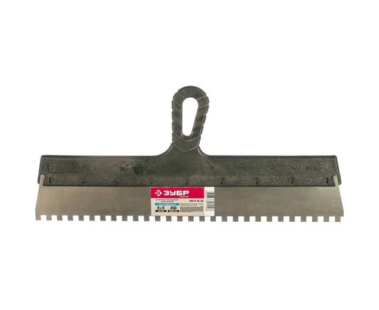 Фасадный зубчатый шпатель 450 мм Зубр МАСТЕР 10078-45-08 