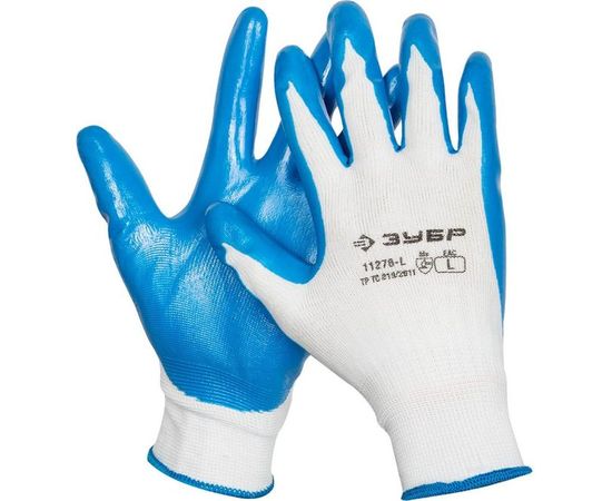 Маслобензостойкие перчатки ЗУБР Механик, размер L 11276-L_z01 