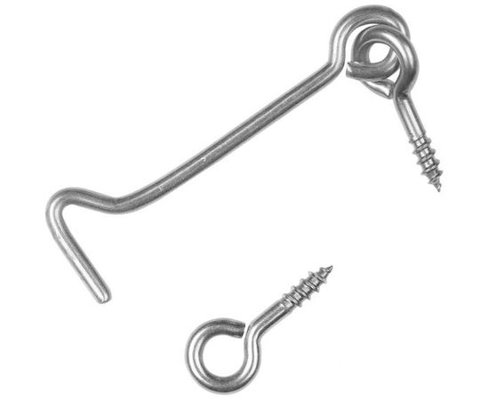 Дверной крюк ЕВРОПАРТНЕР Zn L60 мм 1 шт. 13 0776 1 