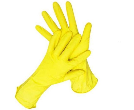 Хозяйственные латексные перчатки Ultima, с хлопковым напылением, размер 7/S SP050400УП 